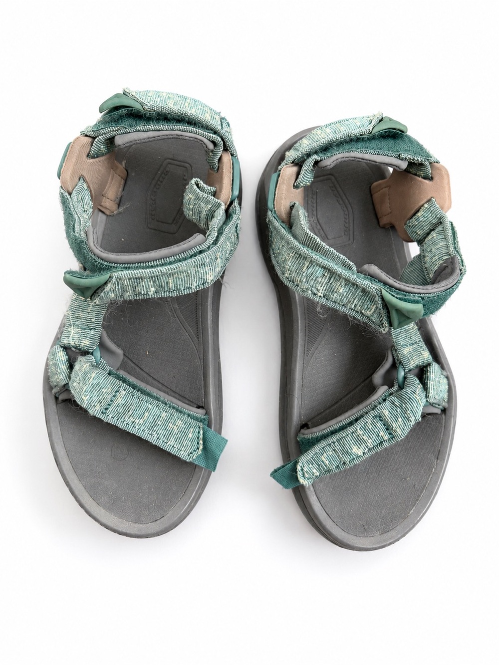 Teva Women’s Sport Sandal Gray adjustable strap Outdoor Hiking Walking Comfort 7 - Picture 1 of 2